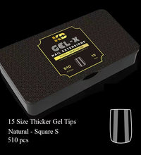 NEW GEL X TIPS ( 15 SIZE )