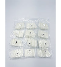 2XL Coffin Tips - Natural (Refill 4,5,6,7) (150 pcs each)