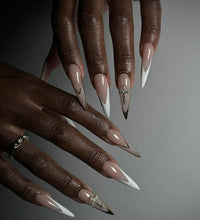 2XL Stiletto Tips - Natural (500 pcs)