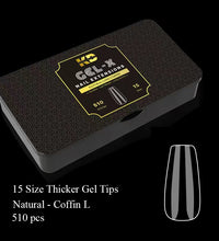 NEW GEL X TIPS ( 15 SIZE )