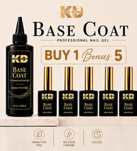 Base Coat Refill 8 Oz ( Free 5 Bottles 0.5 Oz)