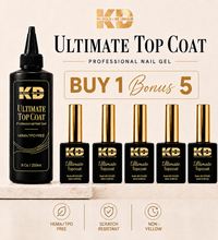 Ultimate TopCoat Refill 8oz ( Bonus 5 bottles 0.5 Oz )