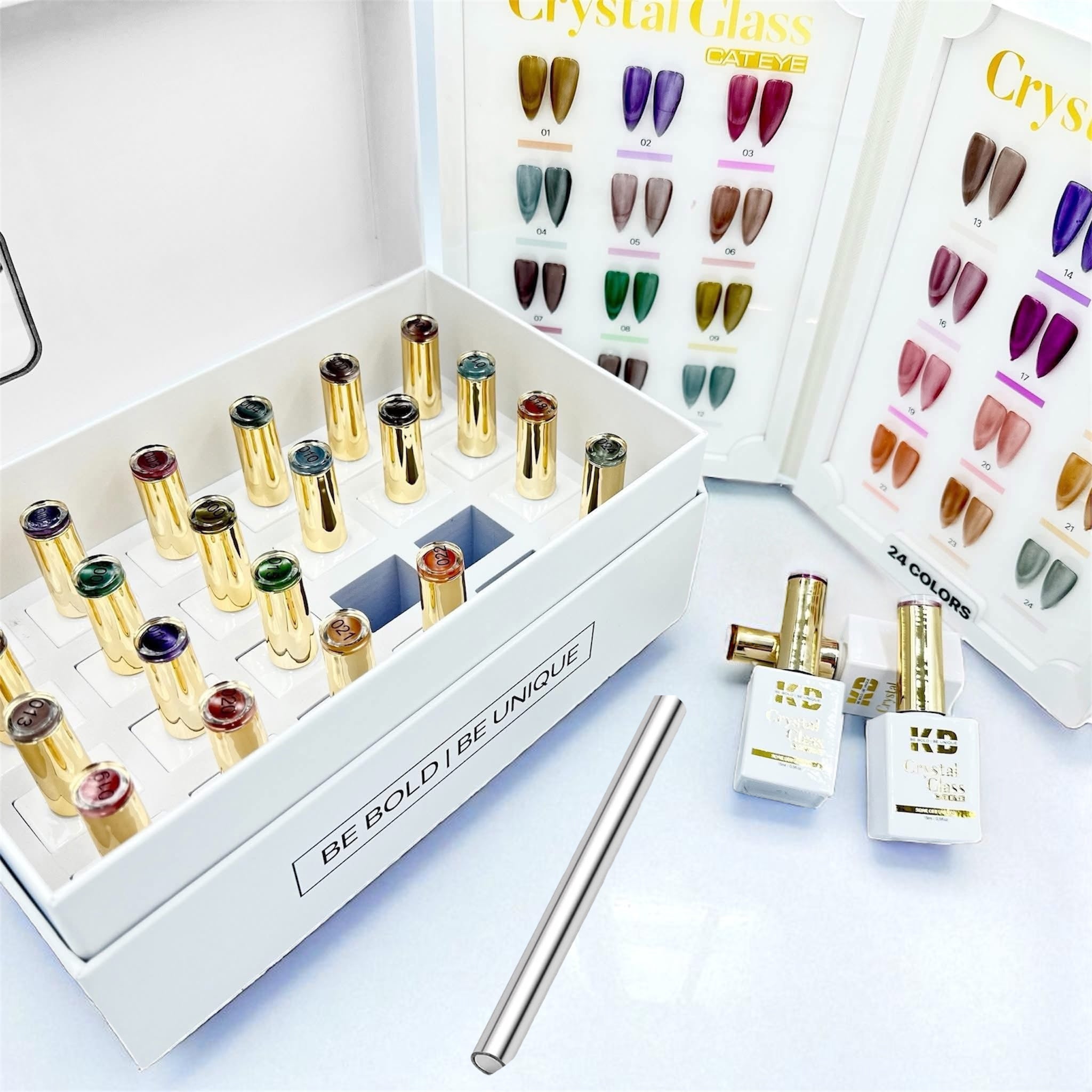 Crystal Glass Cat Eye ( Included 1 Magnet )