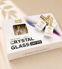Crystal Glass Cat Eye ( Included 1 Magnet )