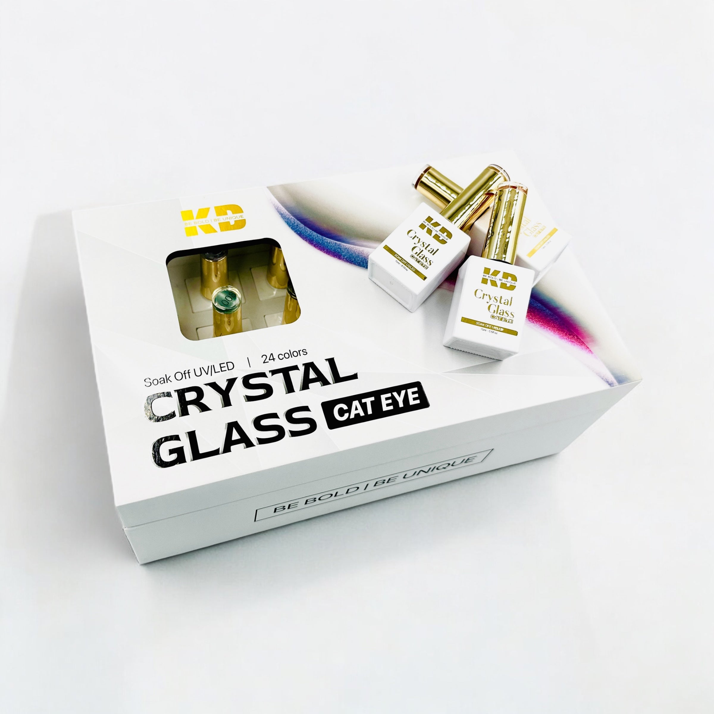 Crystal Glass Cat Eye ( Included 1 Magnet )