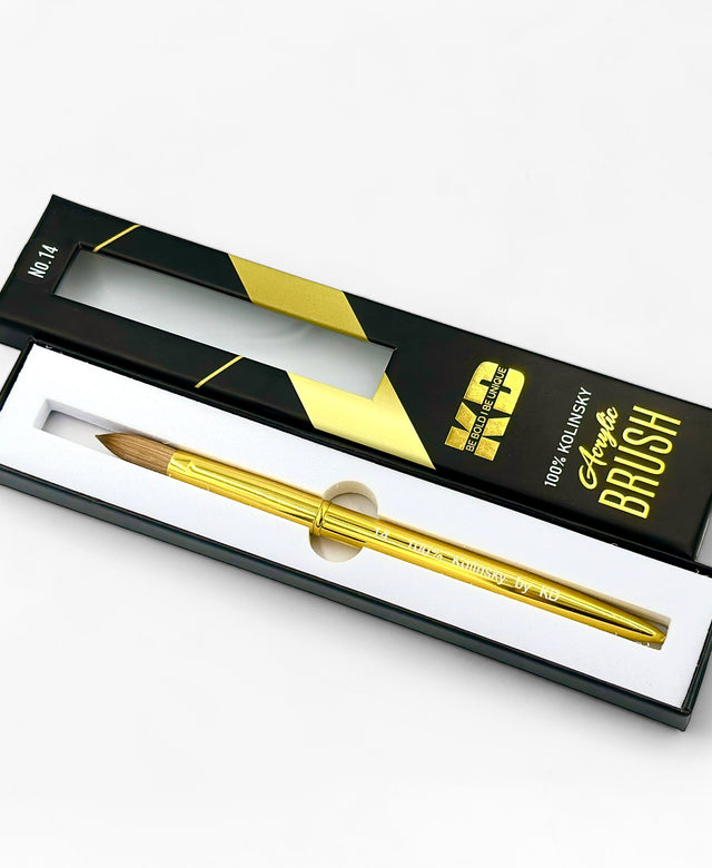 Acrylic Brush - Gold