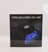 Black Cordless LED Nail Lamp