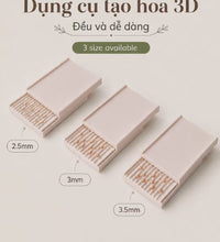 3D Gel Mold ( Khuôn Tạo Hoa 3D) | Set 3 size