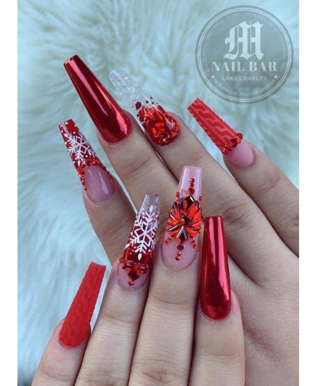 Red Rhinestones