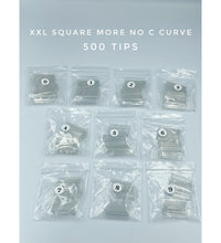 2XL Square No C Curve - Clear (500 pcs)